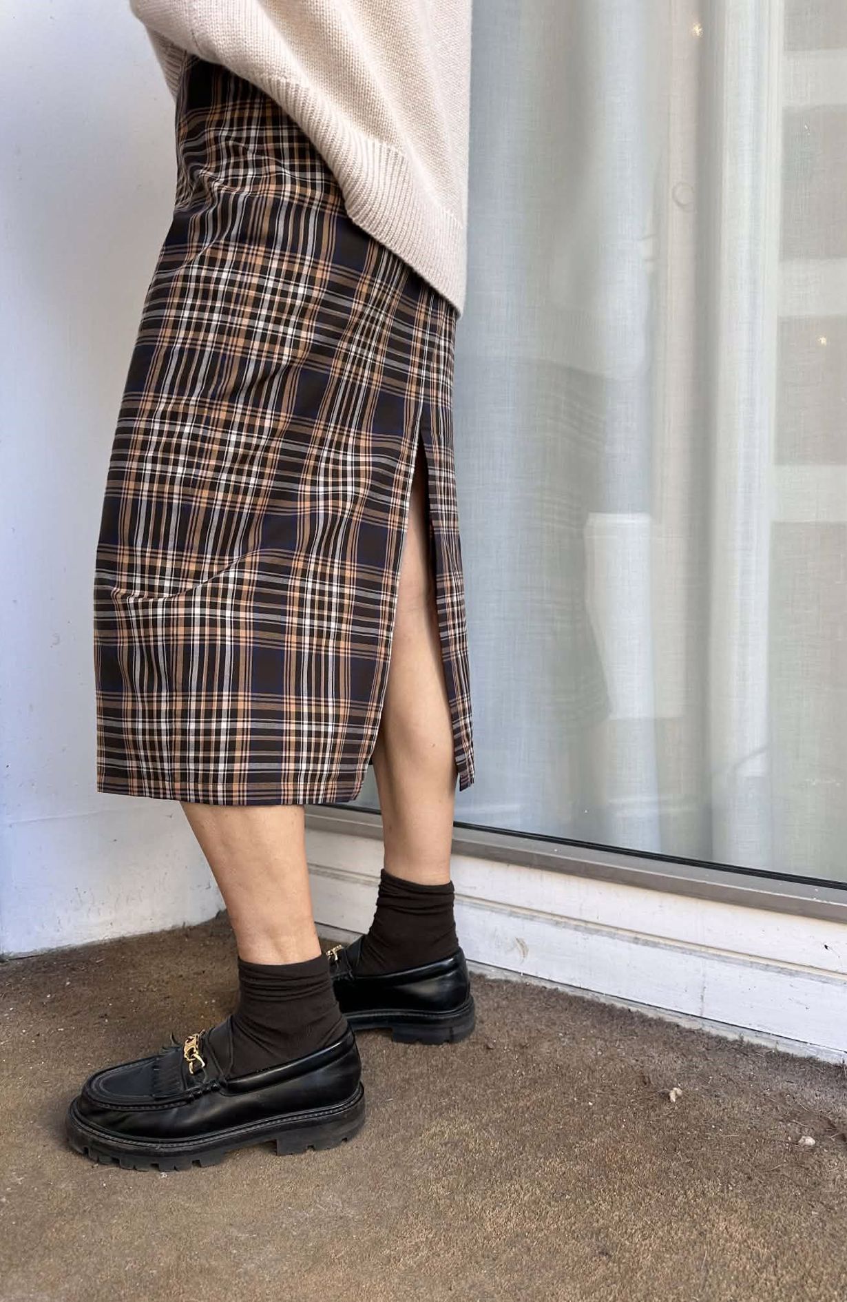 Iblamelulu Luna skirt checkered